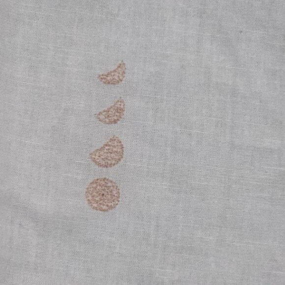 473. NEW World Market White Linen Blend One Size Top - Picture 3 of 12